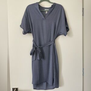 Neiman Marcus | Navy & White Polka Dot Dress